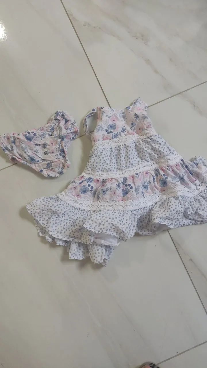Vestido infantil colorido - Foto 4