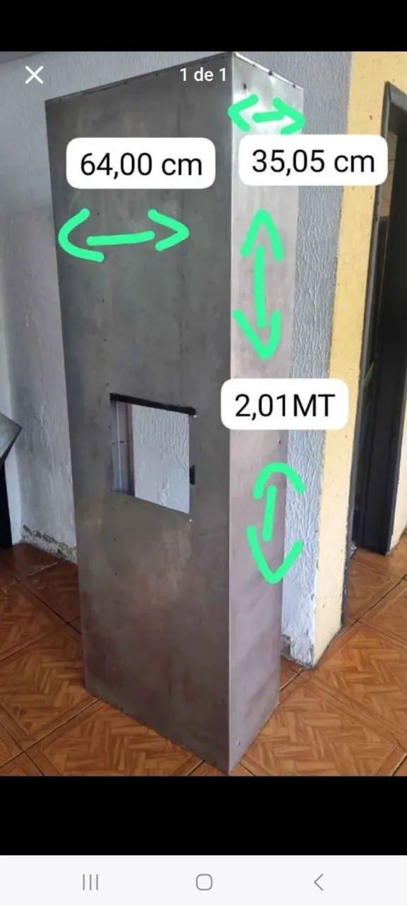 Armário Expositor de Metal para Comércio