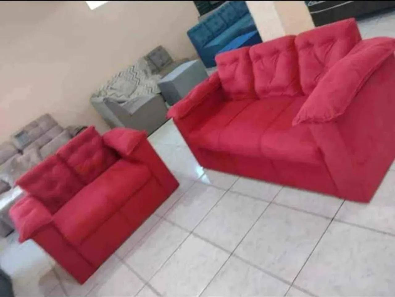 Sofá 2 e 3 lugares frete grátis  - Foto 4