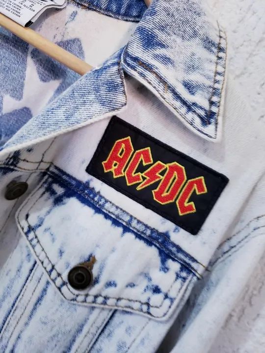 Jaqueta Jeans AC/DC Cropped - Foto 2