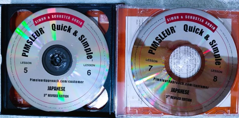 CDs Japanese Language " Pinsleur" 8 LESSONS  -Third Edition  -  2 CDs - Foto 4
