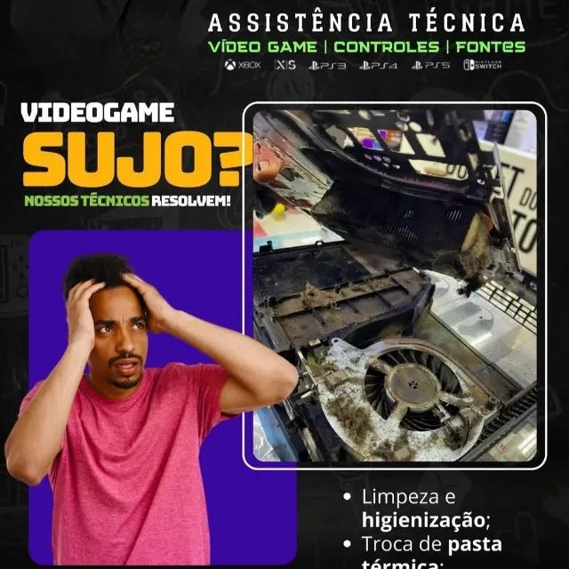 Consertos de ps4 e ps5