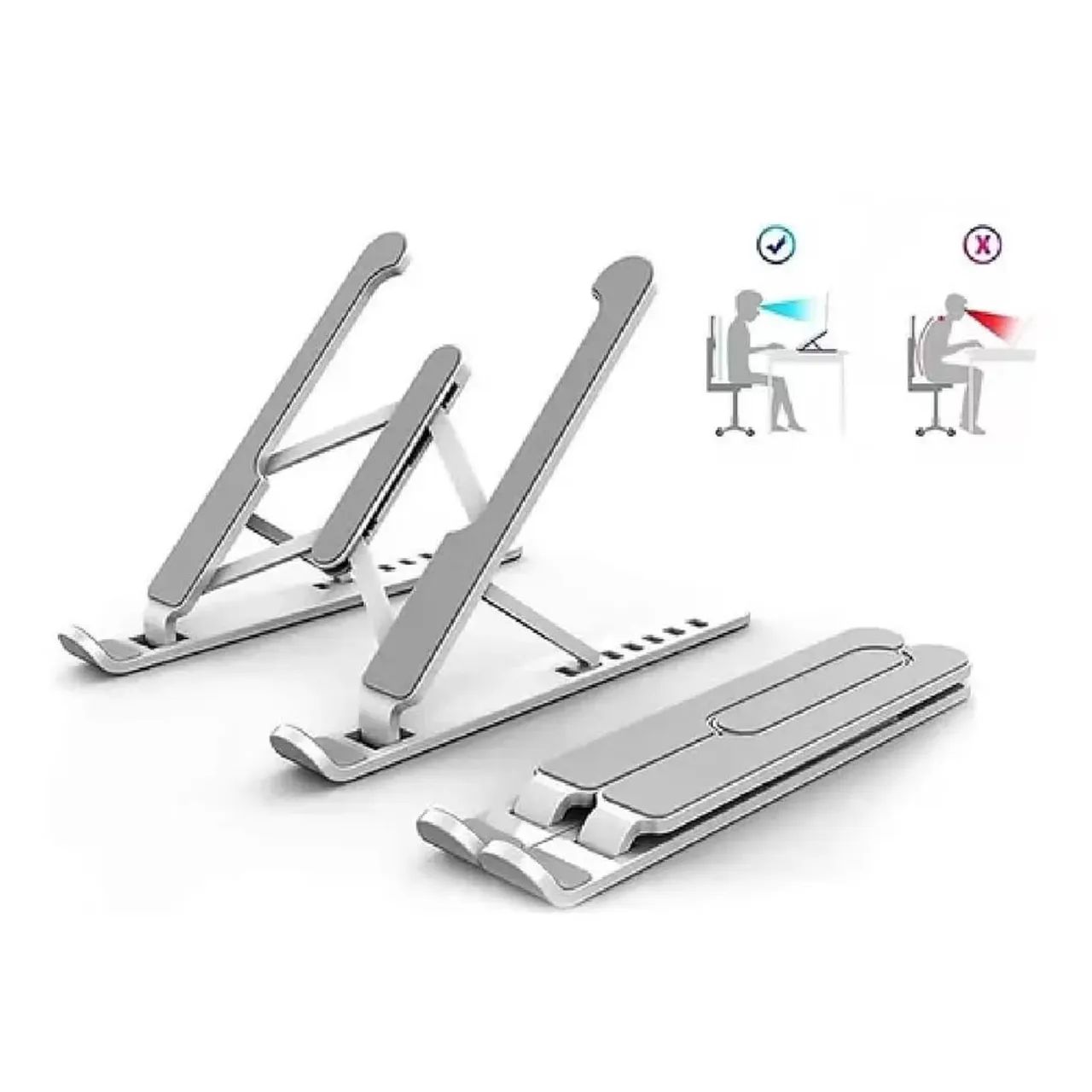 Suporte para Notebook Ergonômico Dobrável KAPBOM KAP-C118 - Foto 2