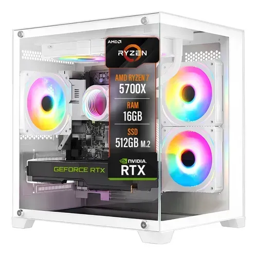 Pc Gamer ATIVADEX Ryzen 7 5700x 16gb Rtx3060 12gb 512gb