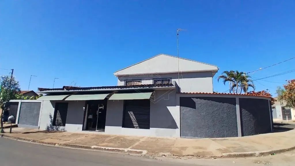 Casa com salão comercial para venda, em Américo Brasiliense