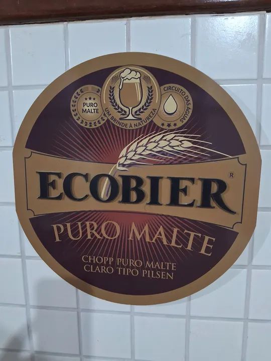 PAINEL  para decoração 40cm em mdf - Ecobier Puro Malte