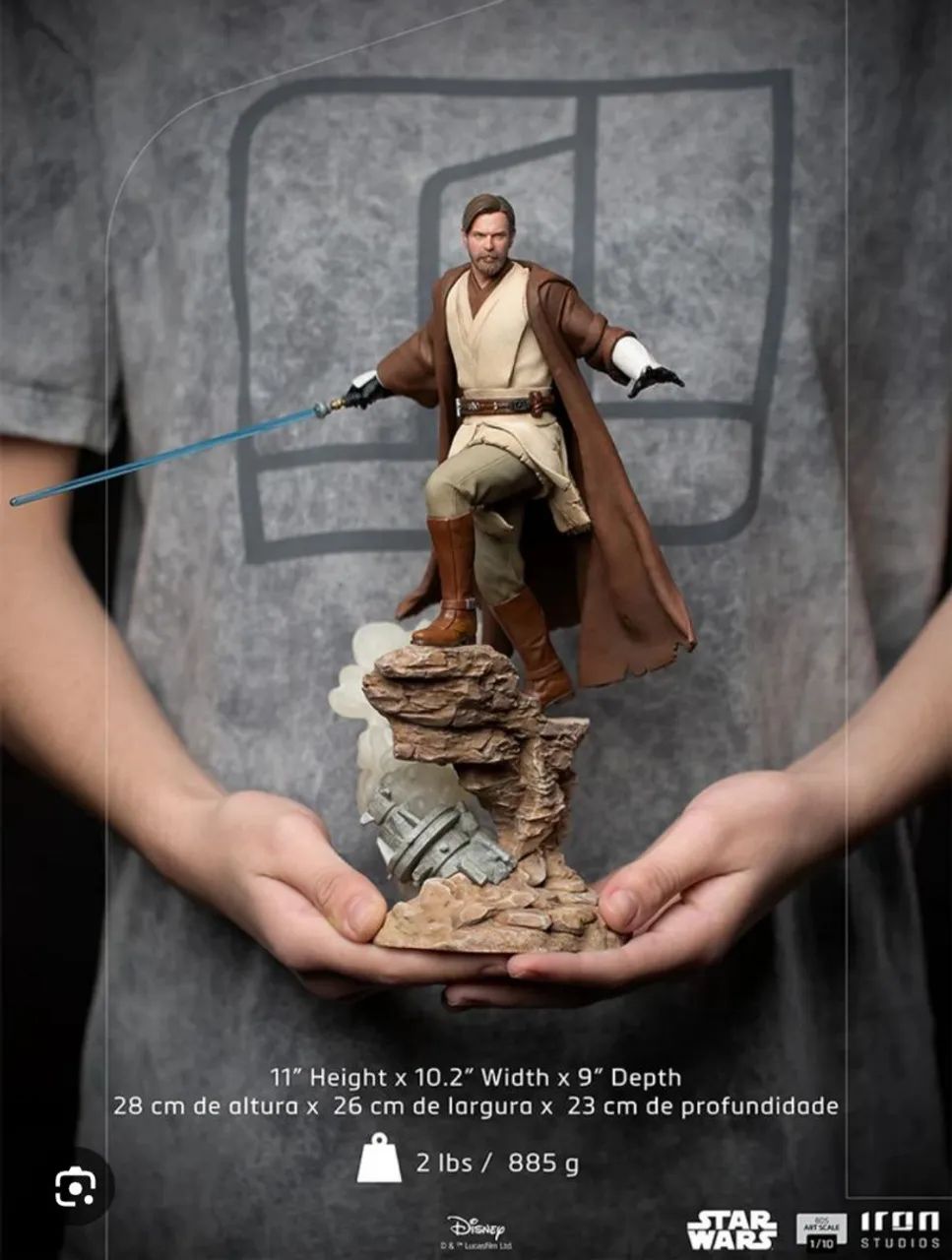 Obi Wan Kenobi Iron Studios 1/10 - Raro