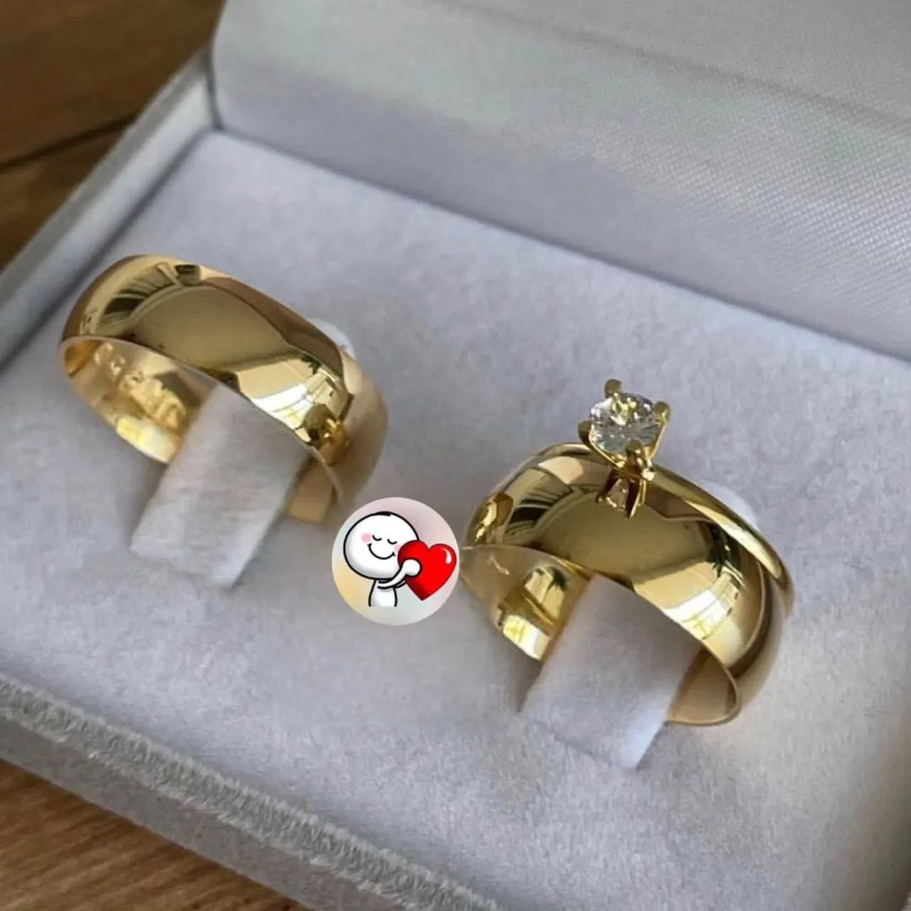 ALIANÇAS DE COMPROMISSO COM ENTREGA GRÁTIS E IMEDIATA  - Foto 4