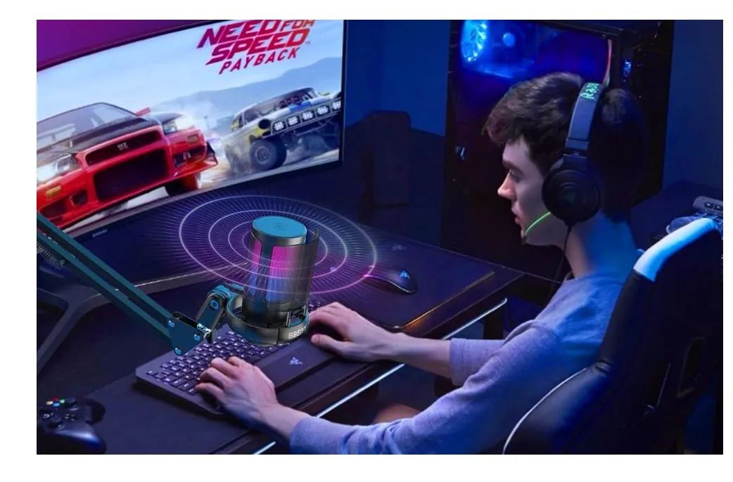 Microfone Profissional com Braço Ajustável - Foto 2