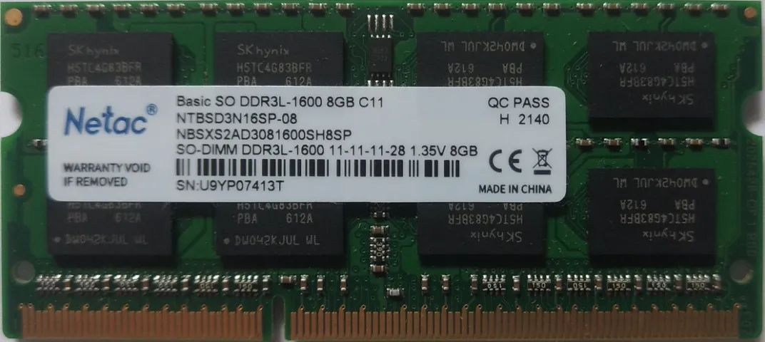 Memoria Notebook Ddr3 8Gb Ddr3l 1600Mhz 1.35V Lacrada - Foto 3