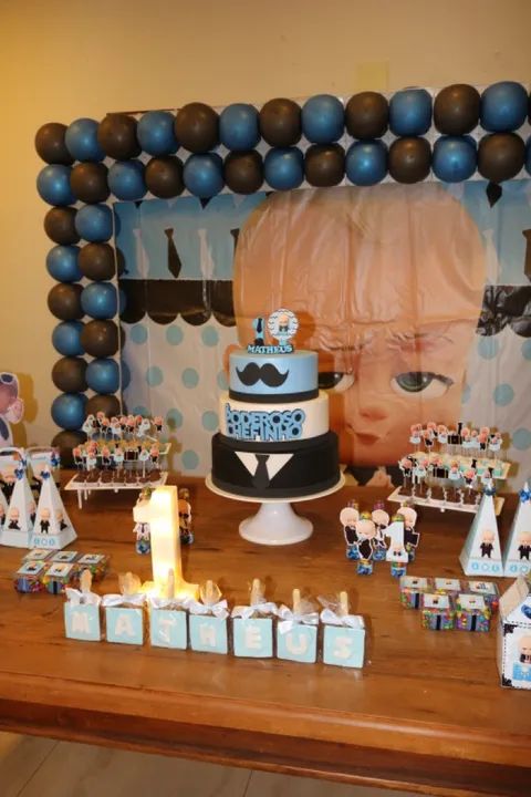 Decoração Festa Infantil - Tema O Poderoso Chefinho