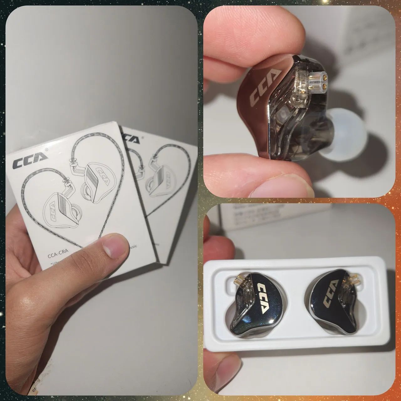 Fone CCA CRA sem microfone lacrados