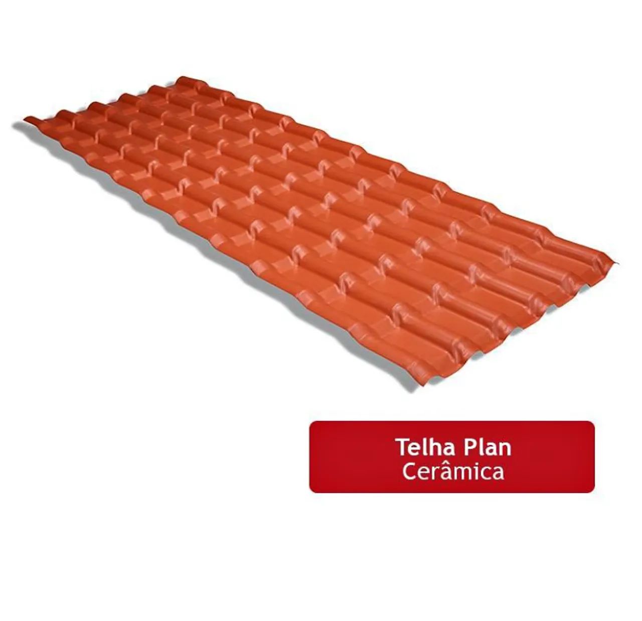 Telha PVC PLAN Cerâmica  - Foto 2