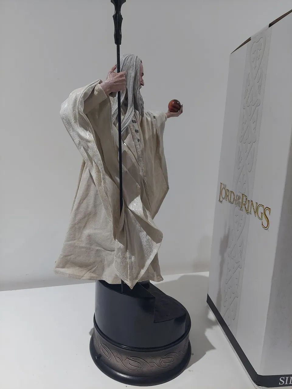 Estátua saruman senhor dos Anéis sideshow 1/4 Premium  - Foto 4