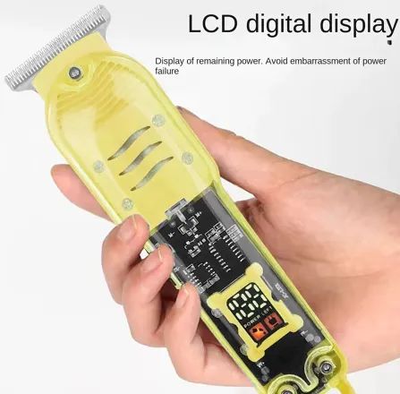 Máquina Para Cortar Cabelo, Barba, Depilação Corporal Sem Fio Com Display Lcd z1312 - Foto 3