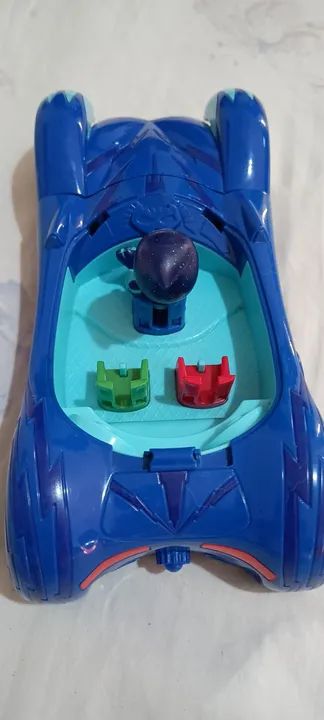 PJ Masks Night Ninja Com Carro Frog Box Som e Luz Pilha Inclusa  - Foto 5