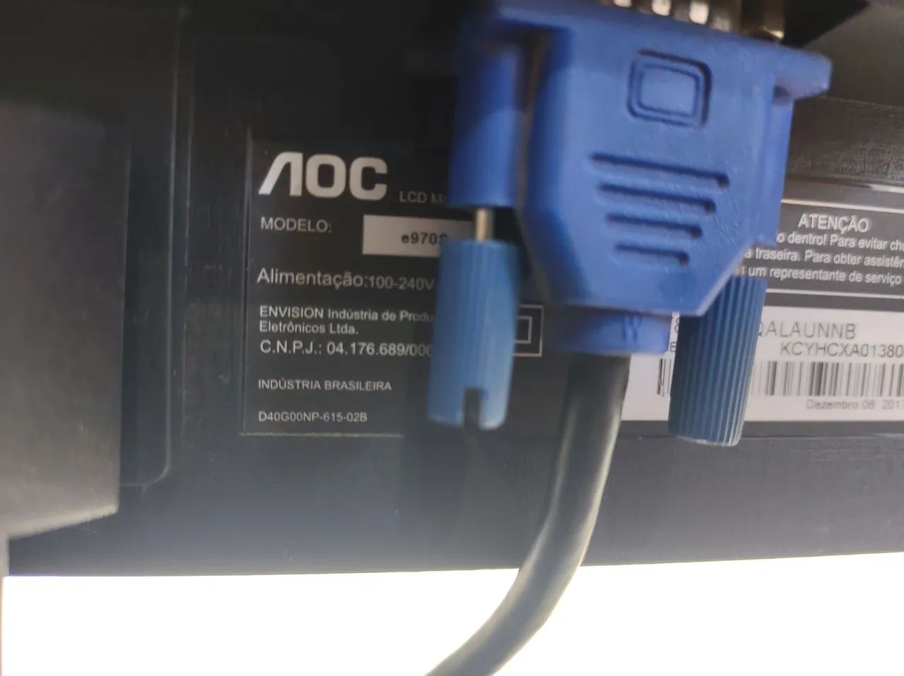 Monitor AOC 19 pol VGA led - Foto 2