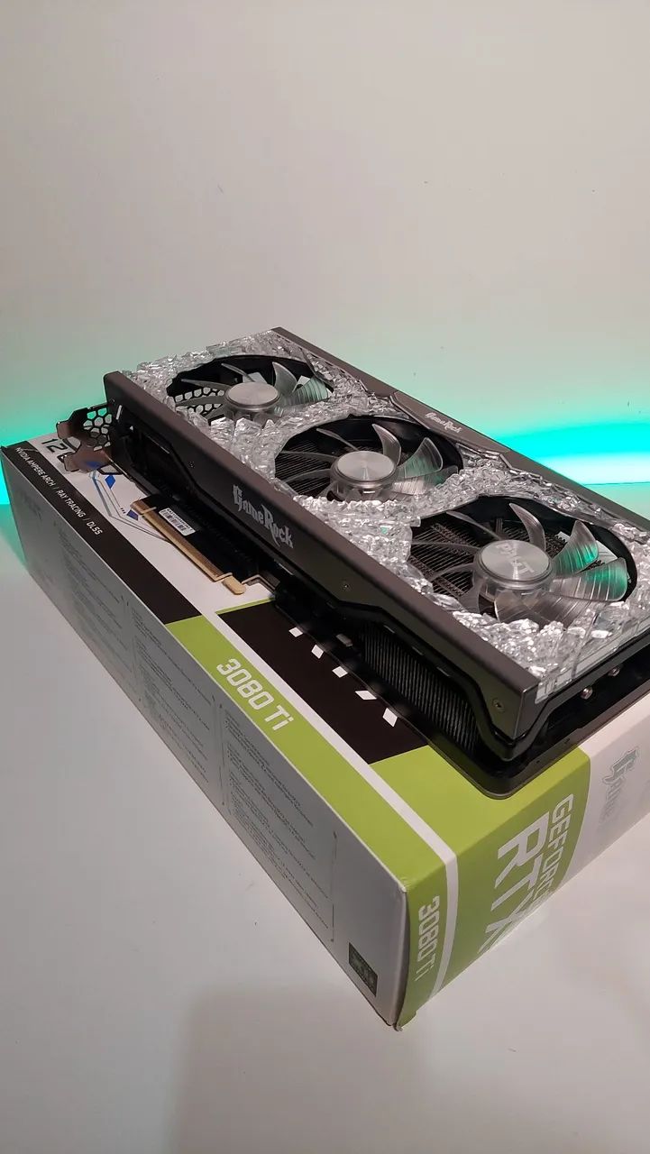 RTX 3080 Ti GameRock, LHR, 12GB, GDDR6X, 384bit - Foto 3