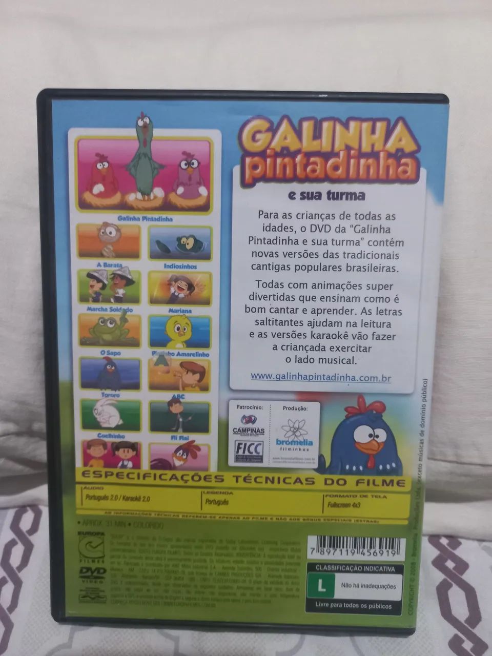 Dvd galinha pintadinha e sua turma - Foto 2