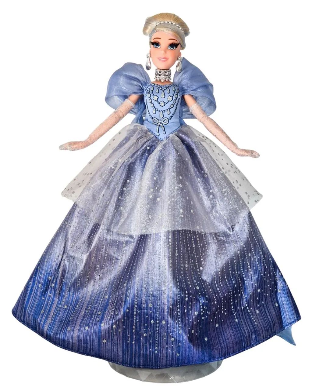 Boneca Disney Style Cinderela Moda Natalina - Foto 4