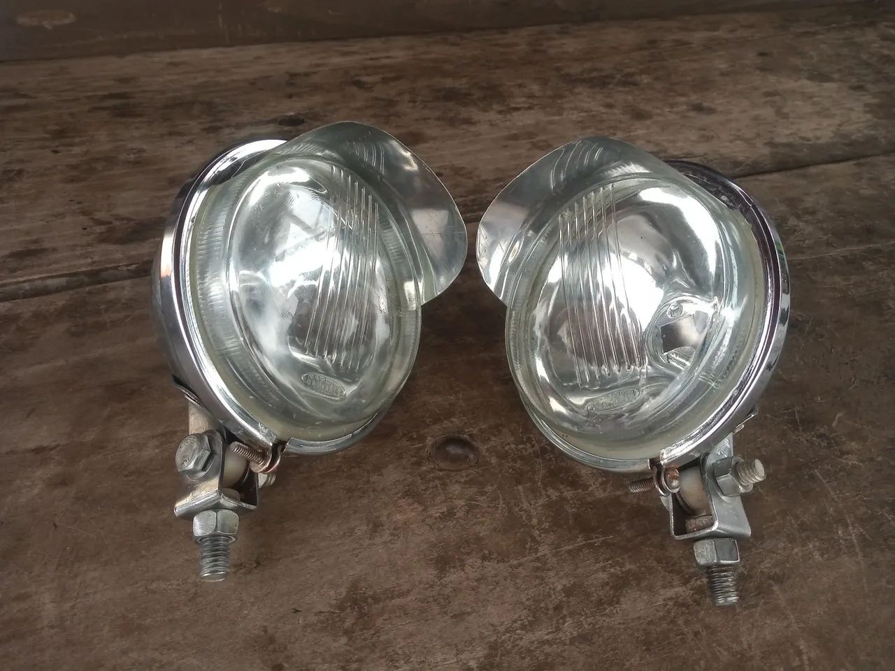 Faróis milha antigos Fusca Kombi TL Variant  - Foto 3