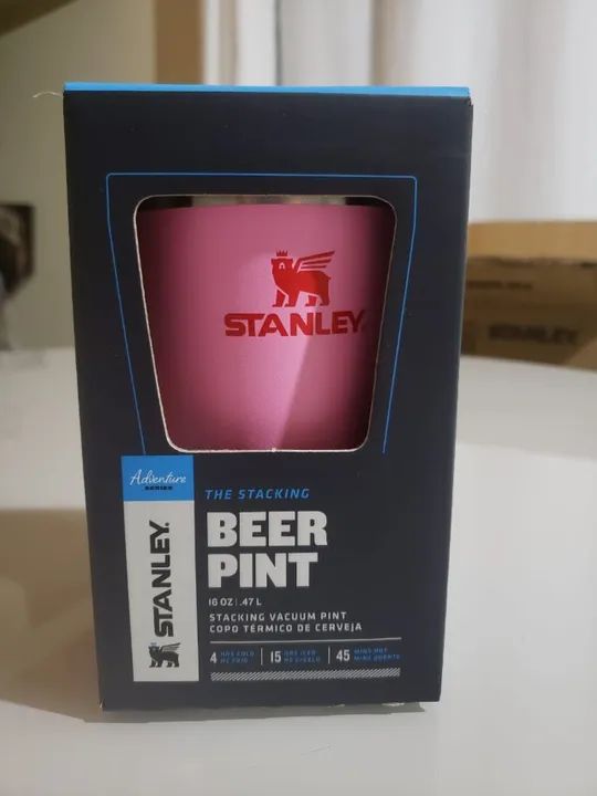 Copo Térmico de Cerveja Stanley Cotton Candy | 473ML - Foto 2