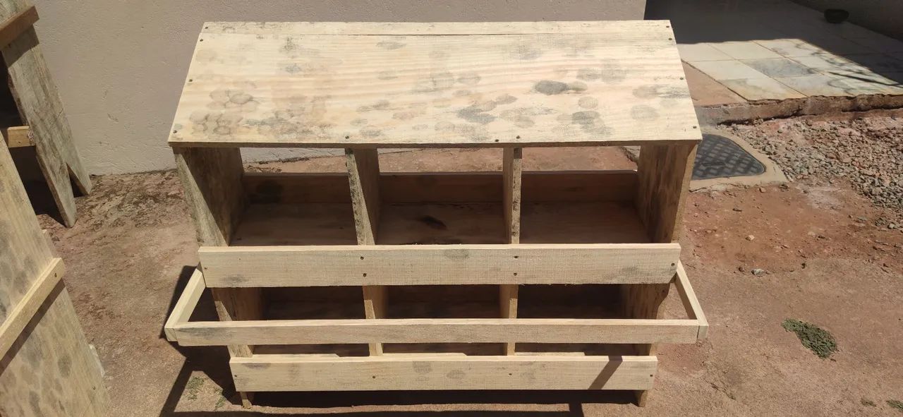 Ninho para galinhas 6 compartimentos  - Foto 2