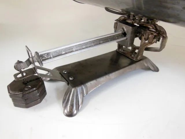 Balança Antiga Farmácia Pediatra Made In Usa 1940-1950 - Foto 3