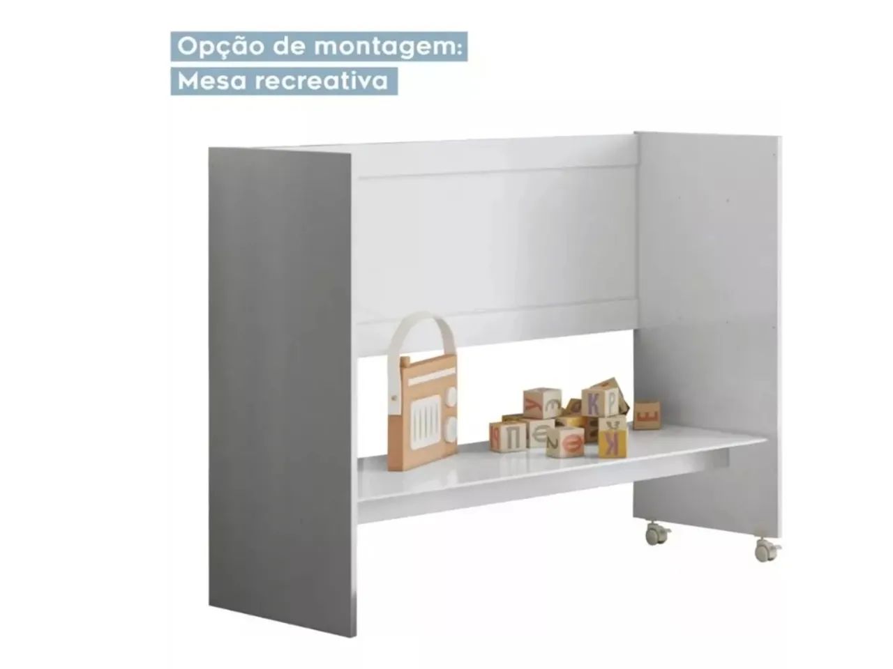 Berço Multifuncional Rubi com Colchão- Entrega Rápida - Foto 5