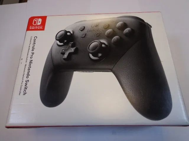 Nintendo Switch Pro Controller Original Novo Lacrado - Foto 2