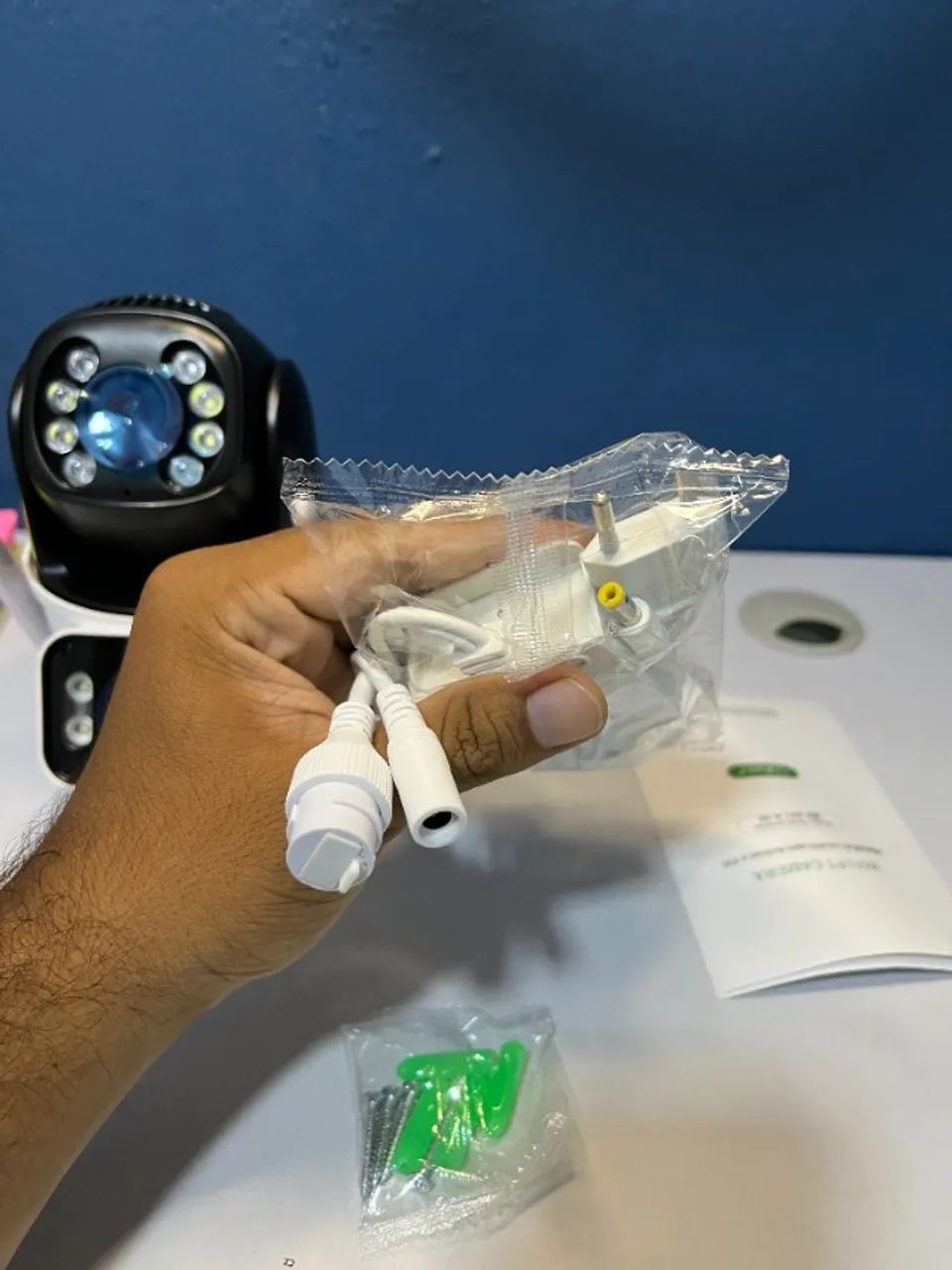 Câmera de Segurança COIBEU Wi-Fi 4K Ultra HD Dual Lens - Foto 2