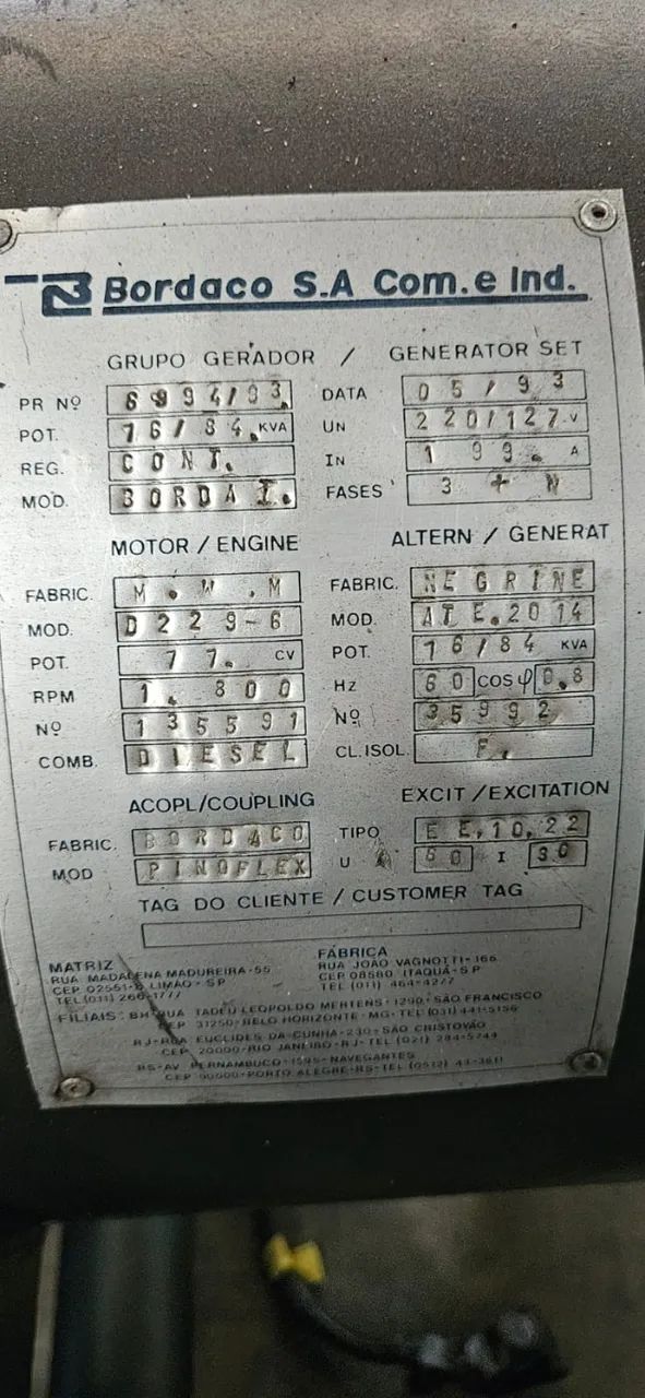 Gerador 84 Kva Com Qta - Foto 5