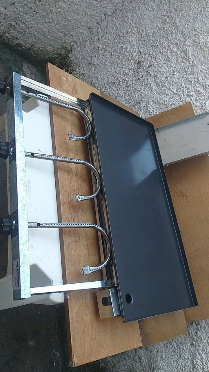 Chapa grande para hambúrguer é lanche profissional ideal para tudo, tamanho 50x90,   - Foto 2
