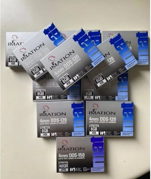 Kit com 10 Fitas Date Imation 4mm Dds-120 Black Watch 8gb