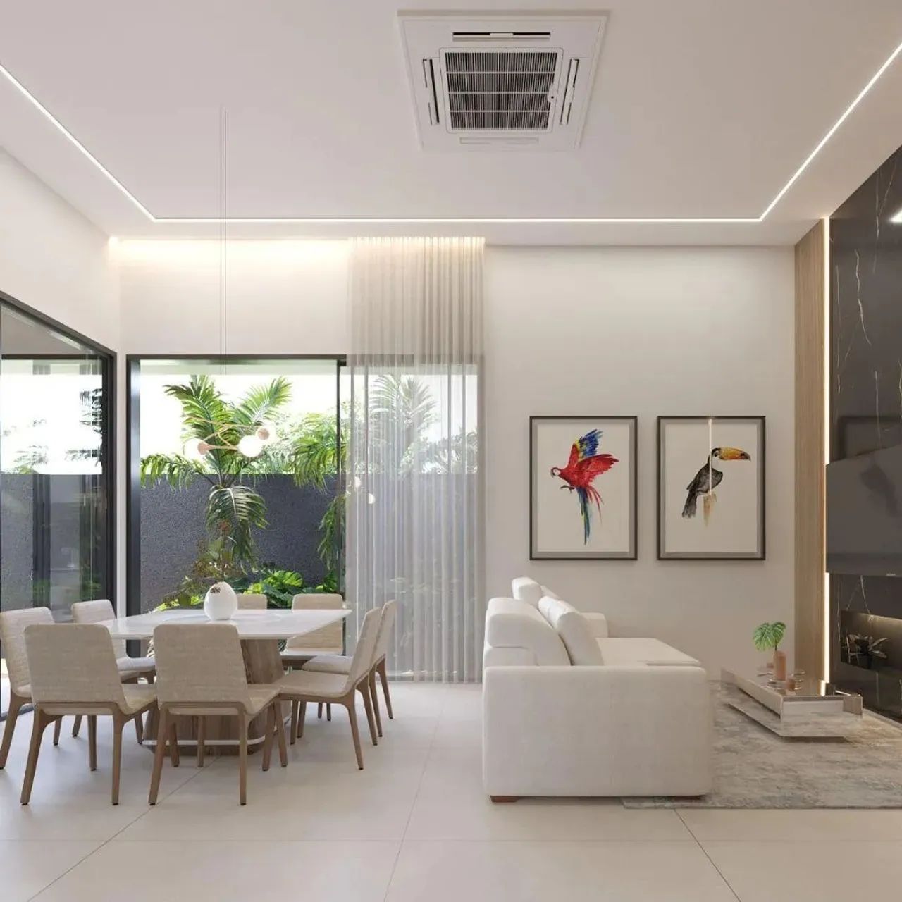 Casa á venda no Alphaville III com 3 quartos sendo 1 suíte máster e 2 aptos em Campo Grand - Foto 3