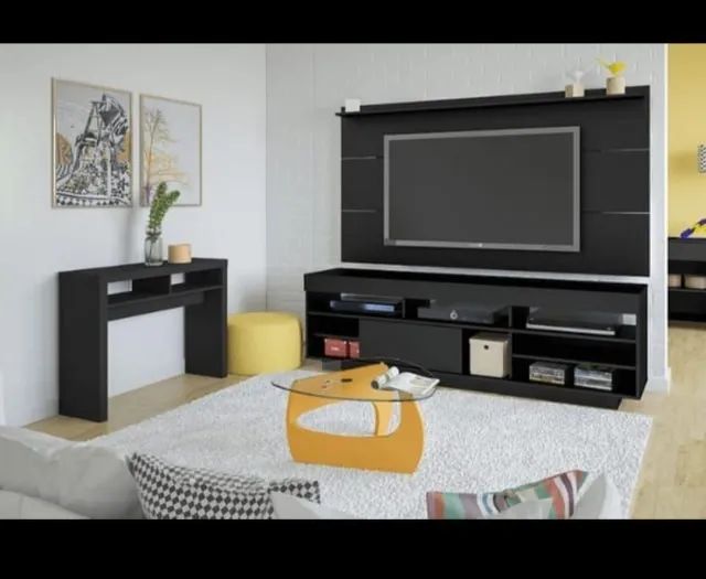 Promoção Rack + Painel Preto  55''- 10/03/25 