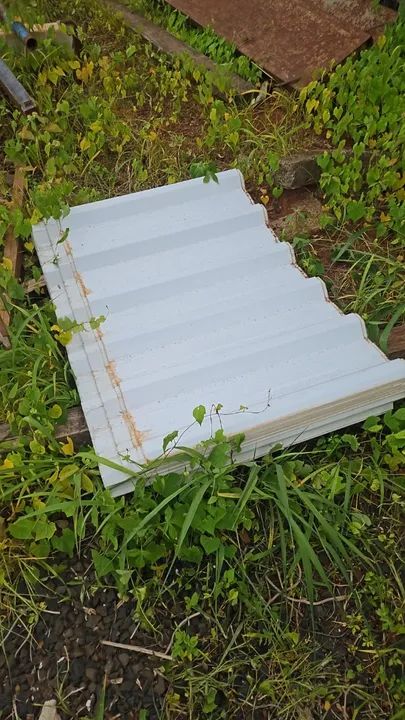 Retalhos de telhas trapezoidal de zinco  - Foto 3