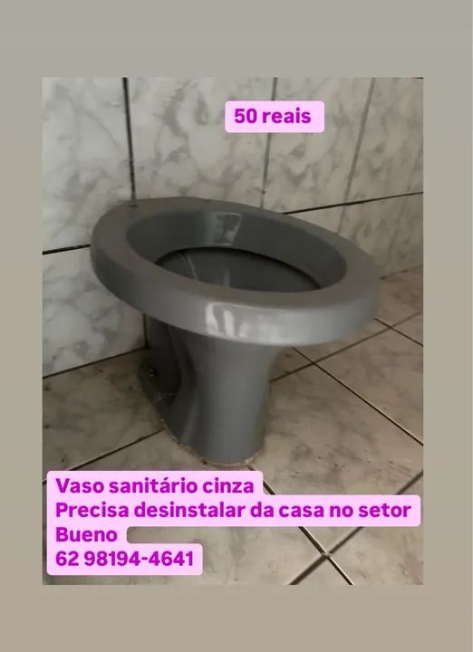 Vaso sanitário usado 50 reais cada 