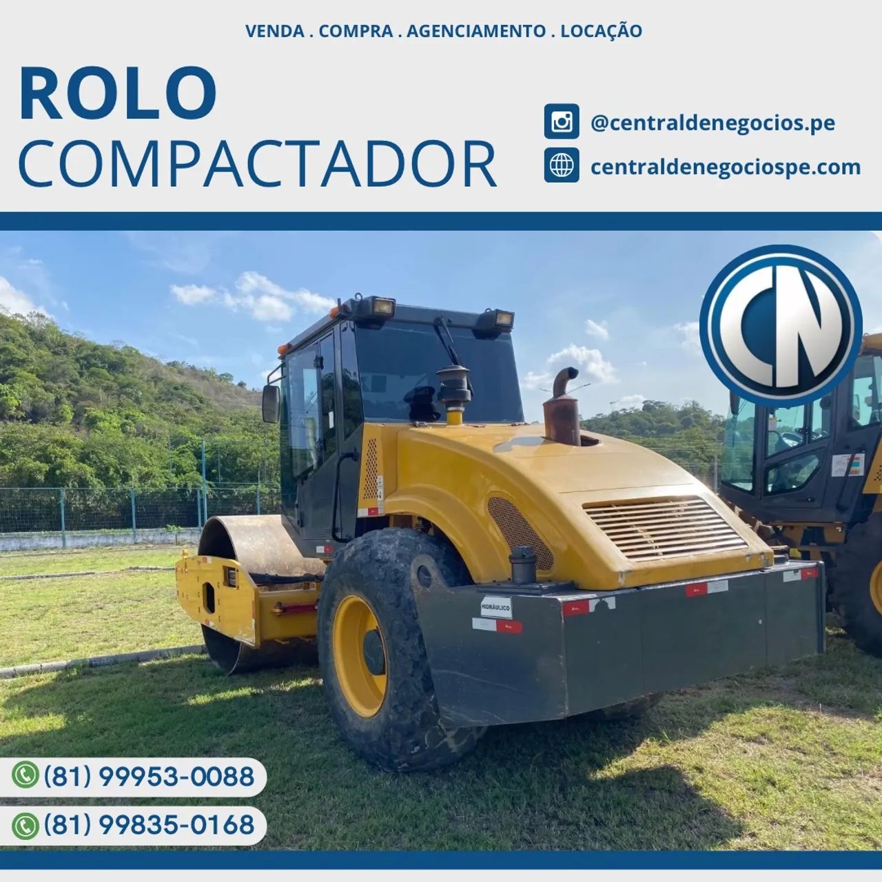 Rolo Compactador XCMG XS122RD 2014 - Foto 3