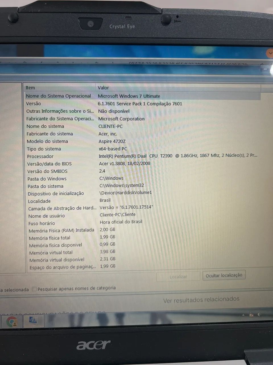 Notebook Acer Aspire 4720Z - Foto 5