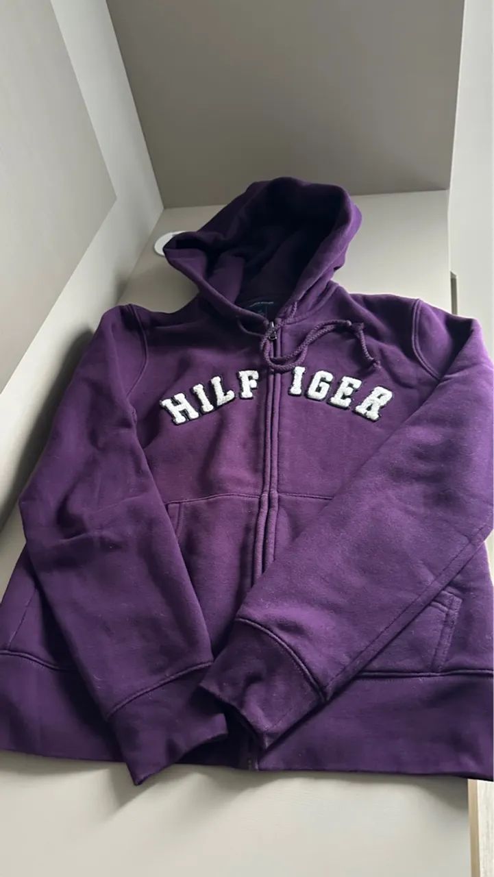 Casaco com Capuz Tommy Hilfiger Roxo
