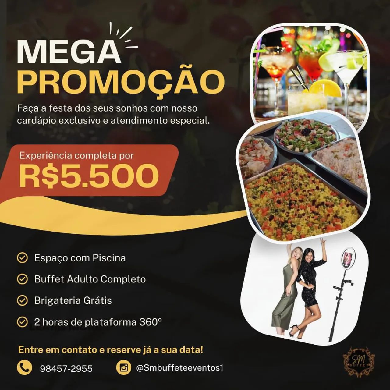 Buffer completo para qualquer ocasião 