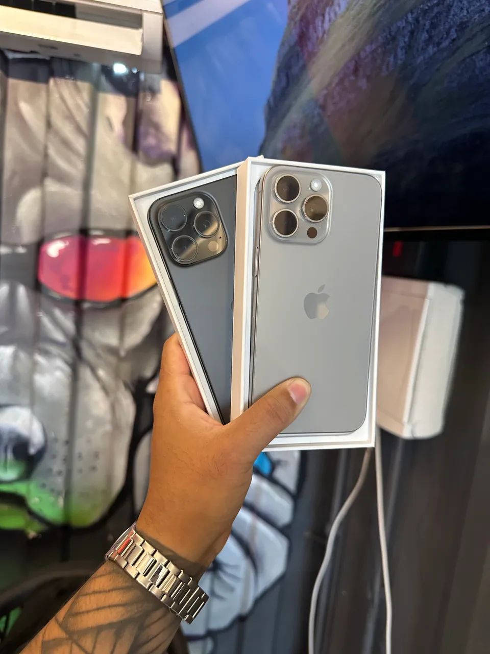 ? IPHONE 15 PRO MAX 256GB completo, impecável ? - Foto 2