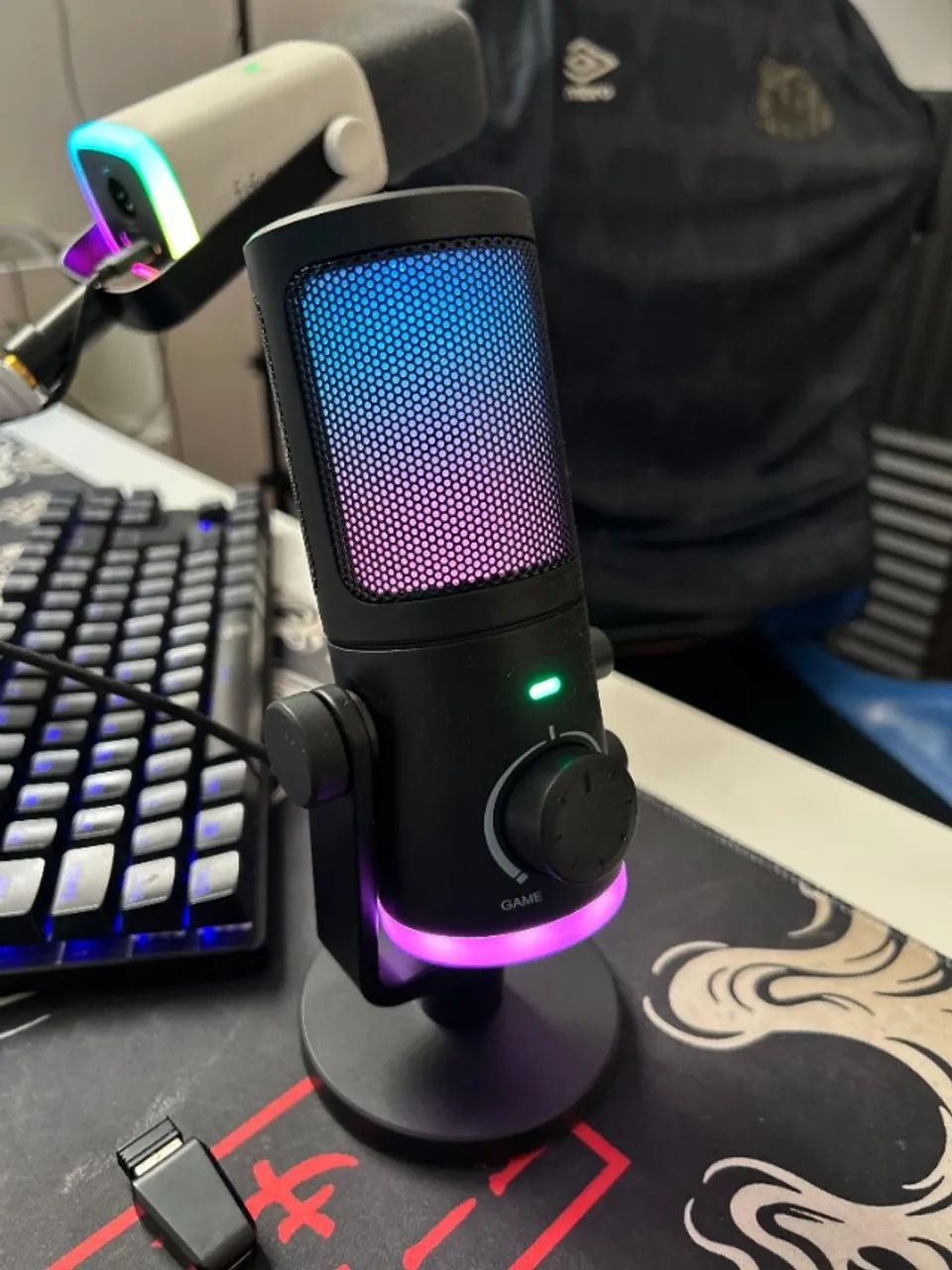 Microfone Gamer FIFINE AMPLIGAME AM6 USB - Foto 5