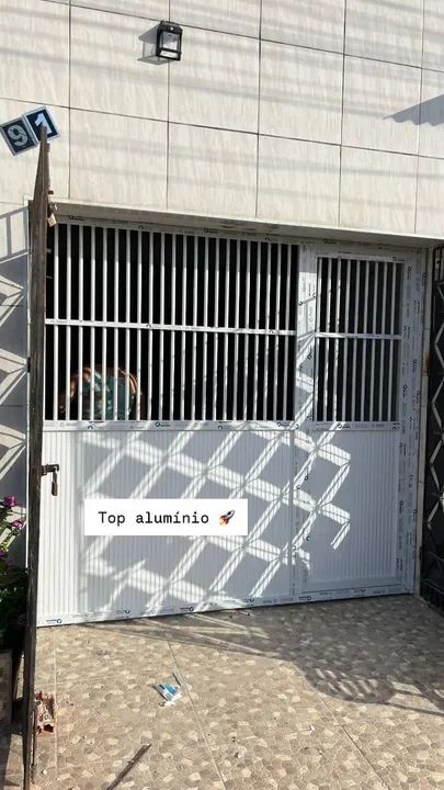 Portão de Alumínio Branco - Foto 6
