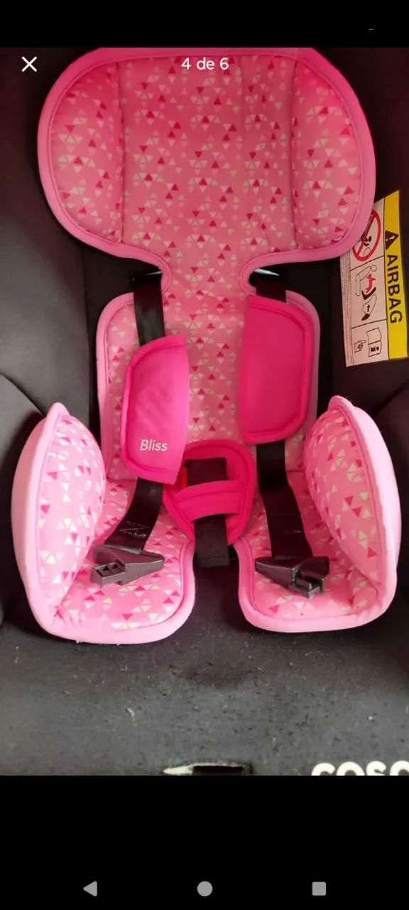 Bebê conforto rosa - Foto 3