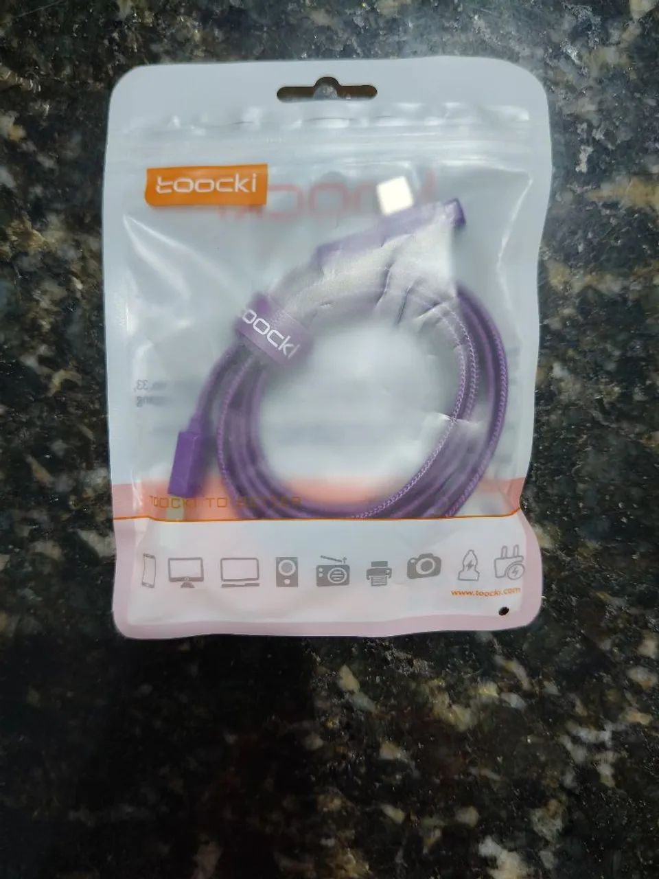 Cabo USB-C Toocki Original - Carregamento e Dados