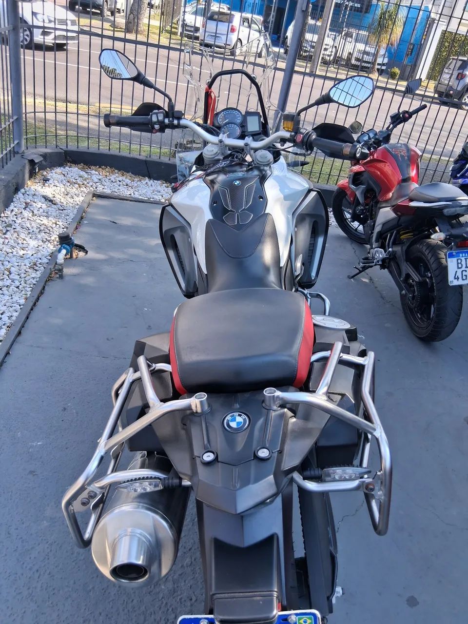 BMW GS 800 2016 impecável troco por motos - Foto 6