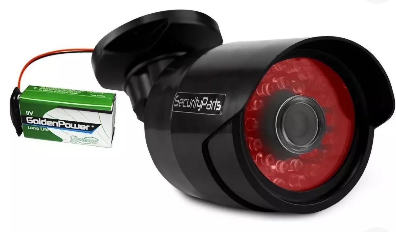 Câmera Fals4 com LED - 5 unidades - Pilha ou energia - Foto 3