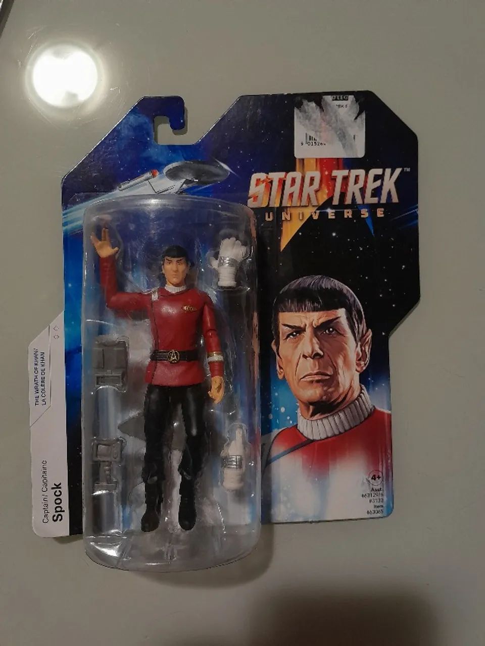Lote bonecos star trek classico - spock kirk e khan - Foto 3